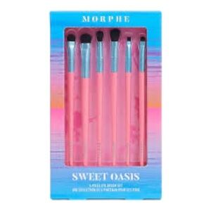 Morphe Sweet Oasis Makeup Brush Set - Pink and Blue